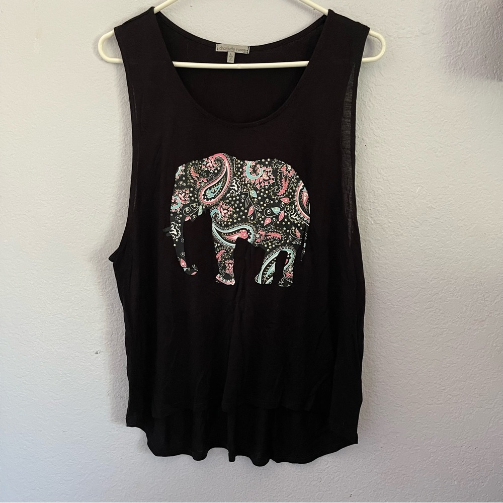 Charlottete russe elephant jeweled tank